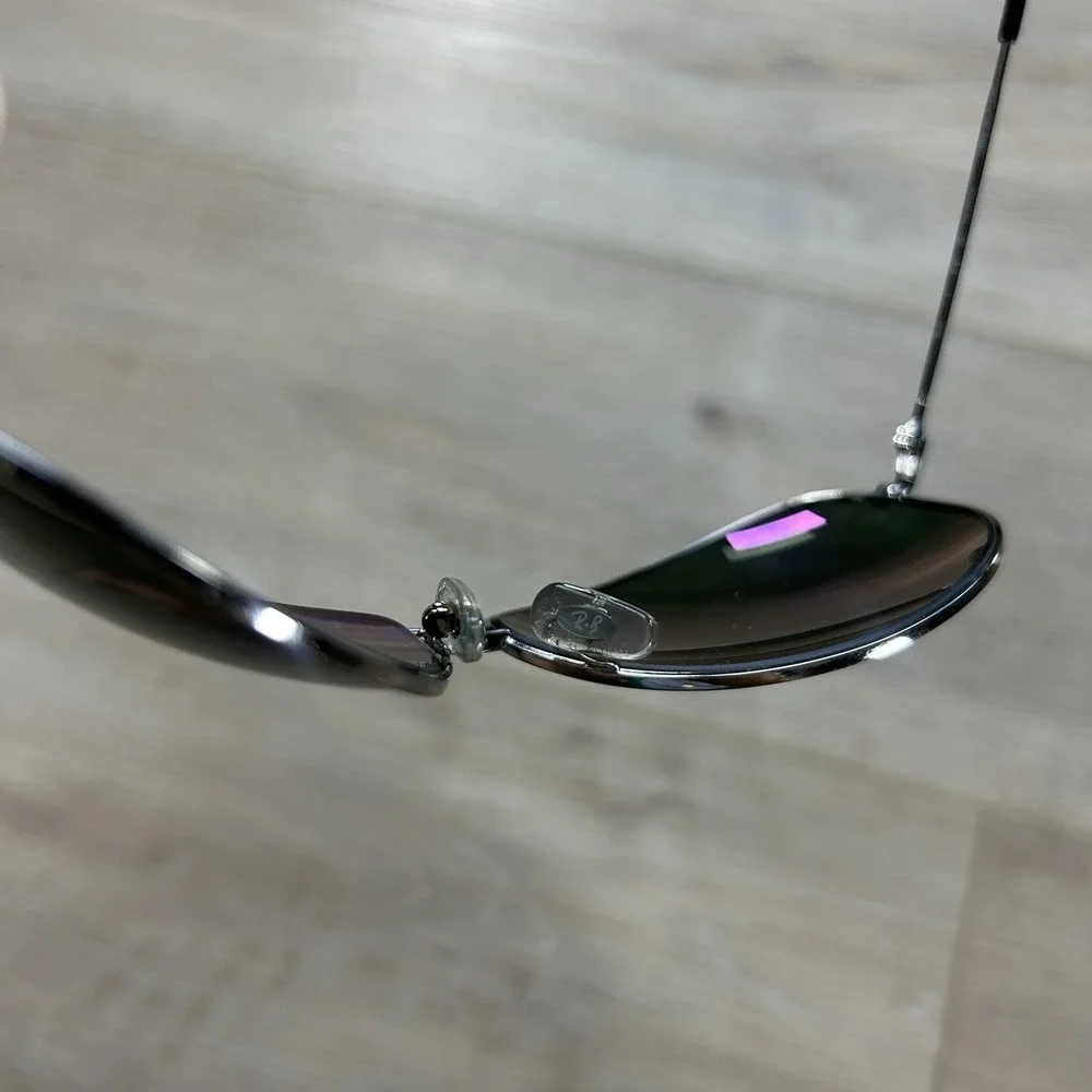 Ray-Ban RB3293 004/9A Polarized Aviator Sunglasses Silver Metal **Frames Only**